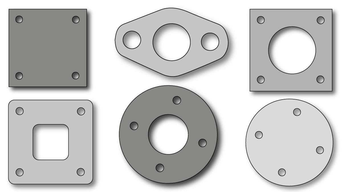 Extended gasket materials