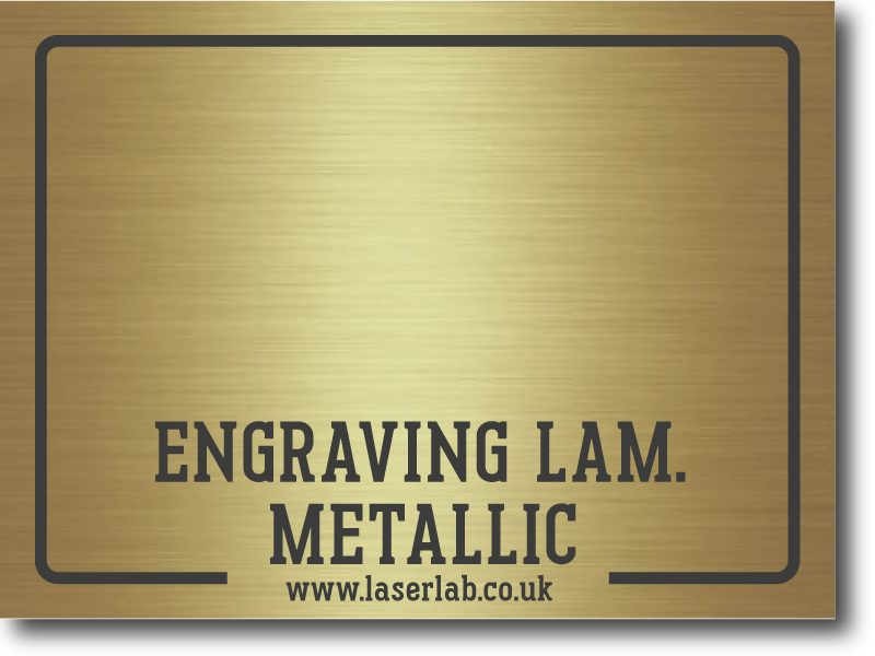 PLASTIC | Engraving Laminate (Metallic)