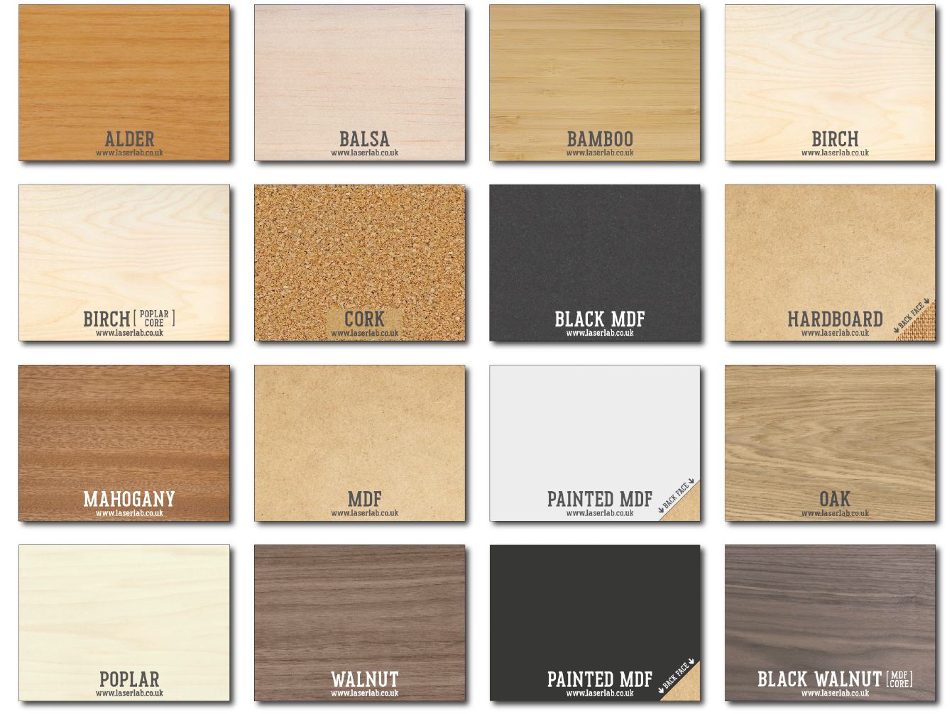 SAMPLES | Timber [£1.50 each]